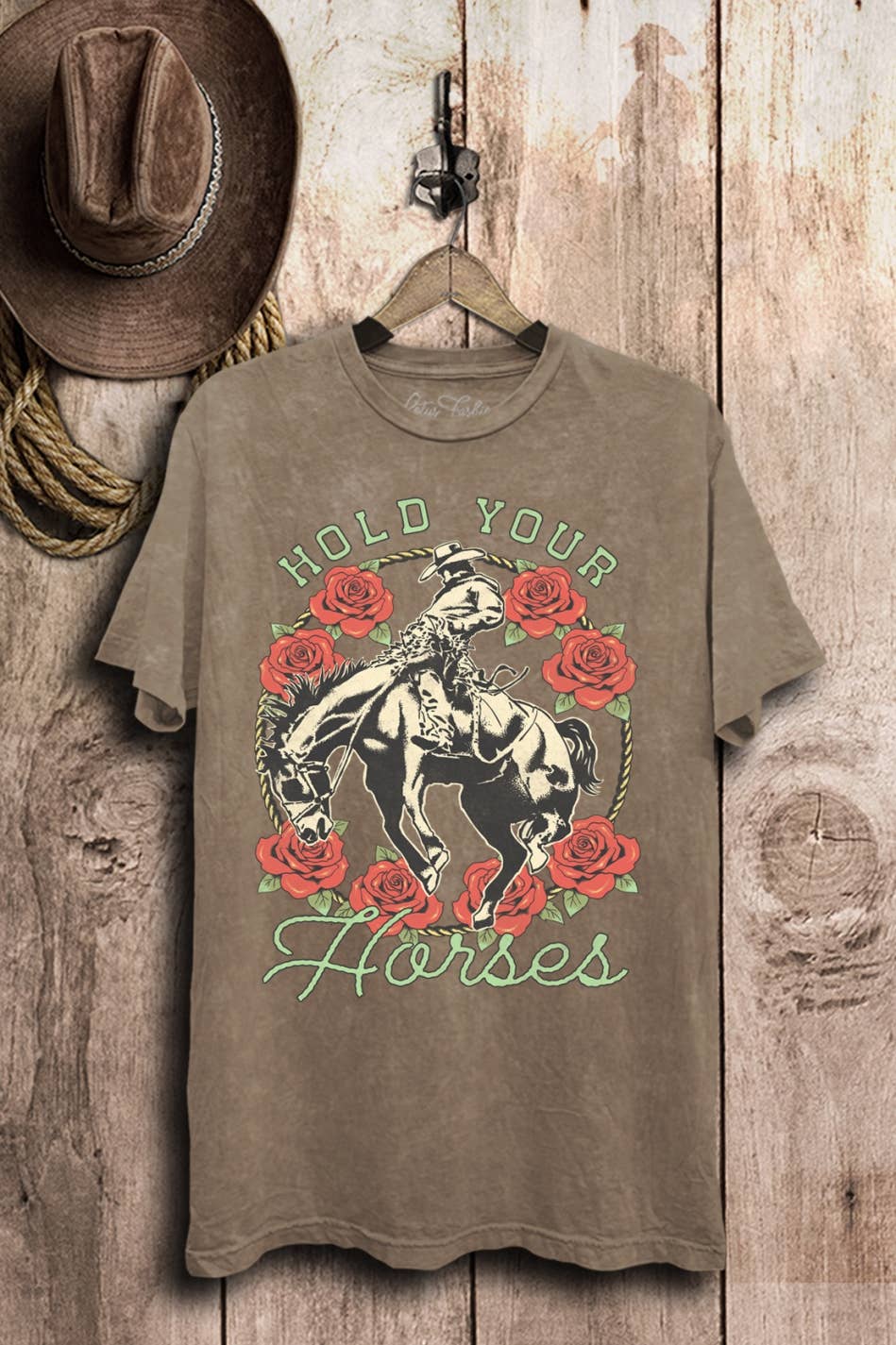 Hold Your Horses Graphic Top