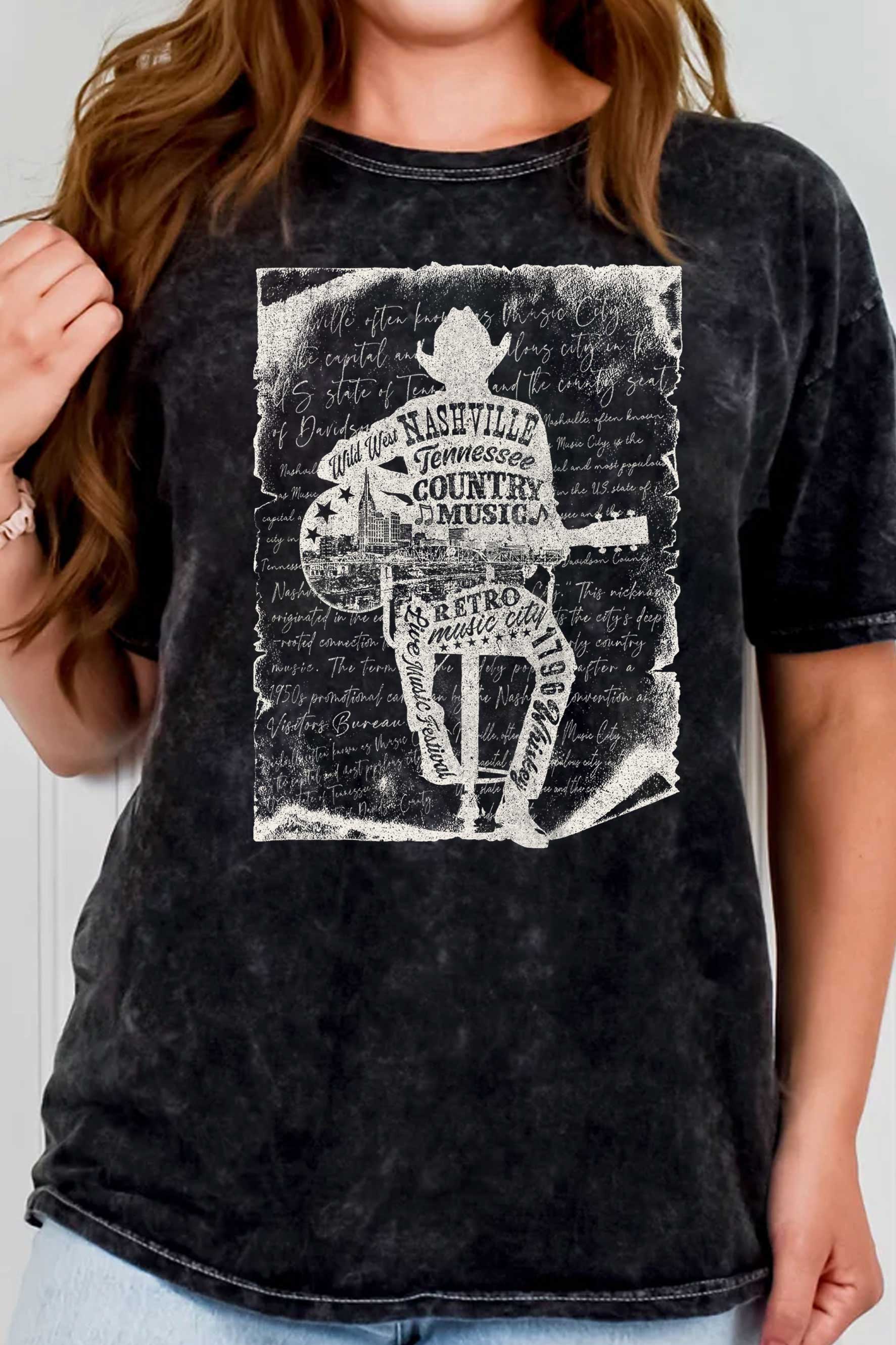 Nashville Country Music Mineral Graphic Tshirts