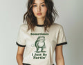 Sometimes I Just Be Fartin' - Funny Frog Retro Ringer Shirt