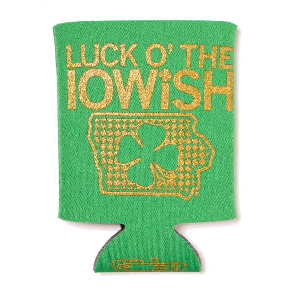 Luck O' the Iowish Can Cooler