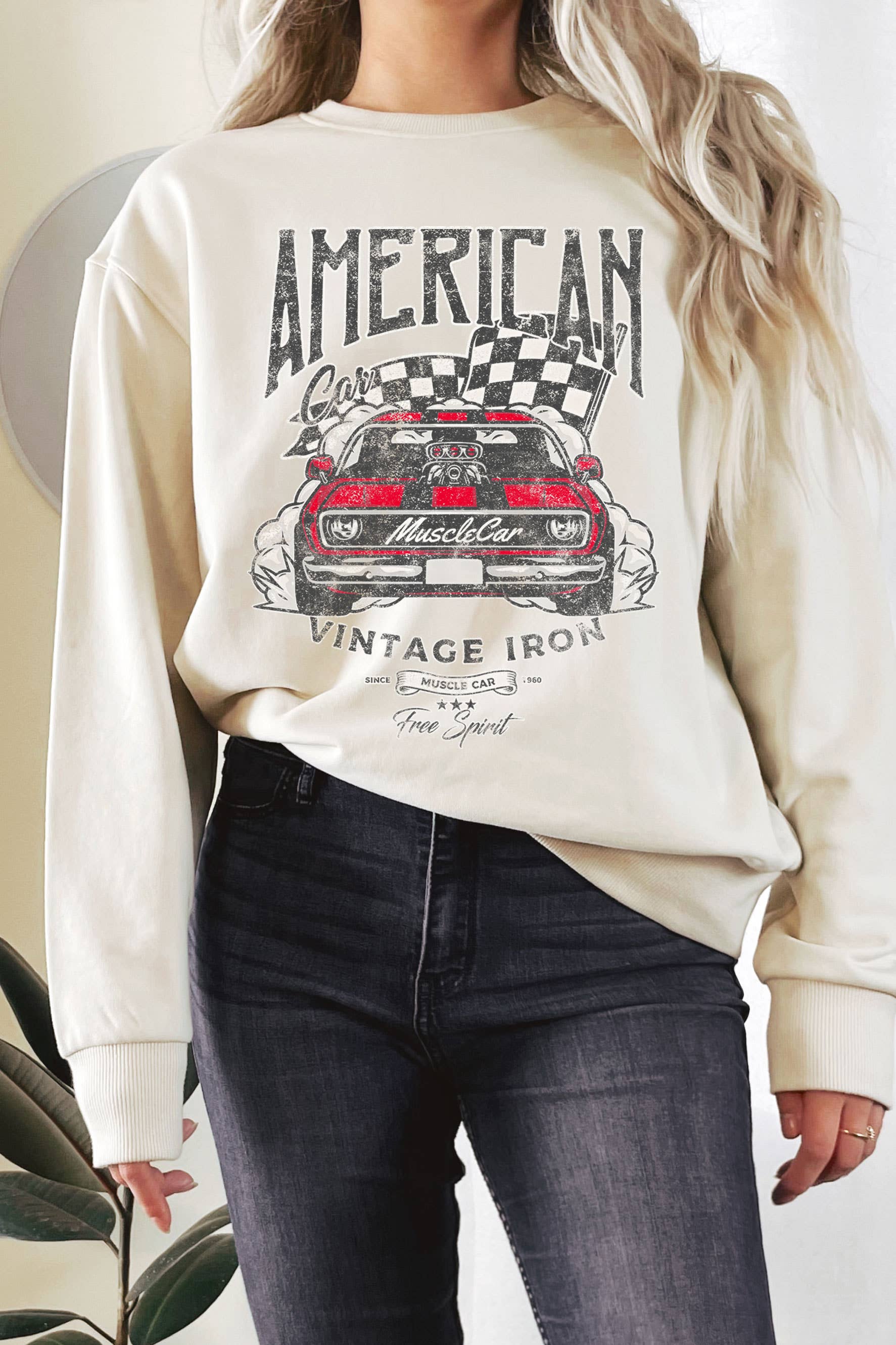 American Muscle Car Graphix Terry Sweatshirts