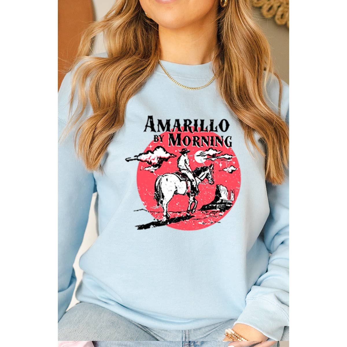 Amarillo By Morning Vintage Graphic Sweatshirts