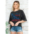 God Bless America - Unisex  Oversized Mineral Wash