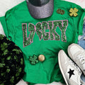 Lucky Sequin Patch Tee