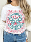 Flower Butterfly Graphic Tshirts