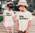 Big Sister and Brother Shirts, Flower and Airplane