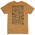 National Park Type Unisex Short Sleeve Tee