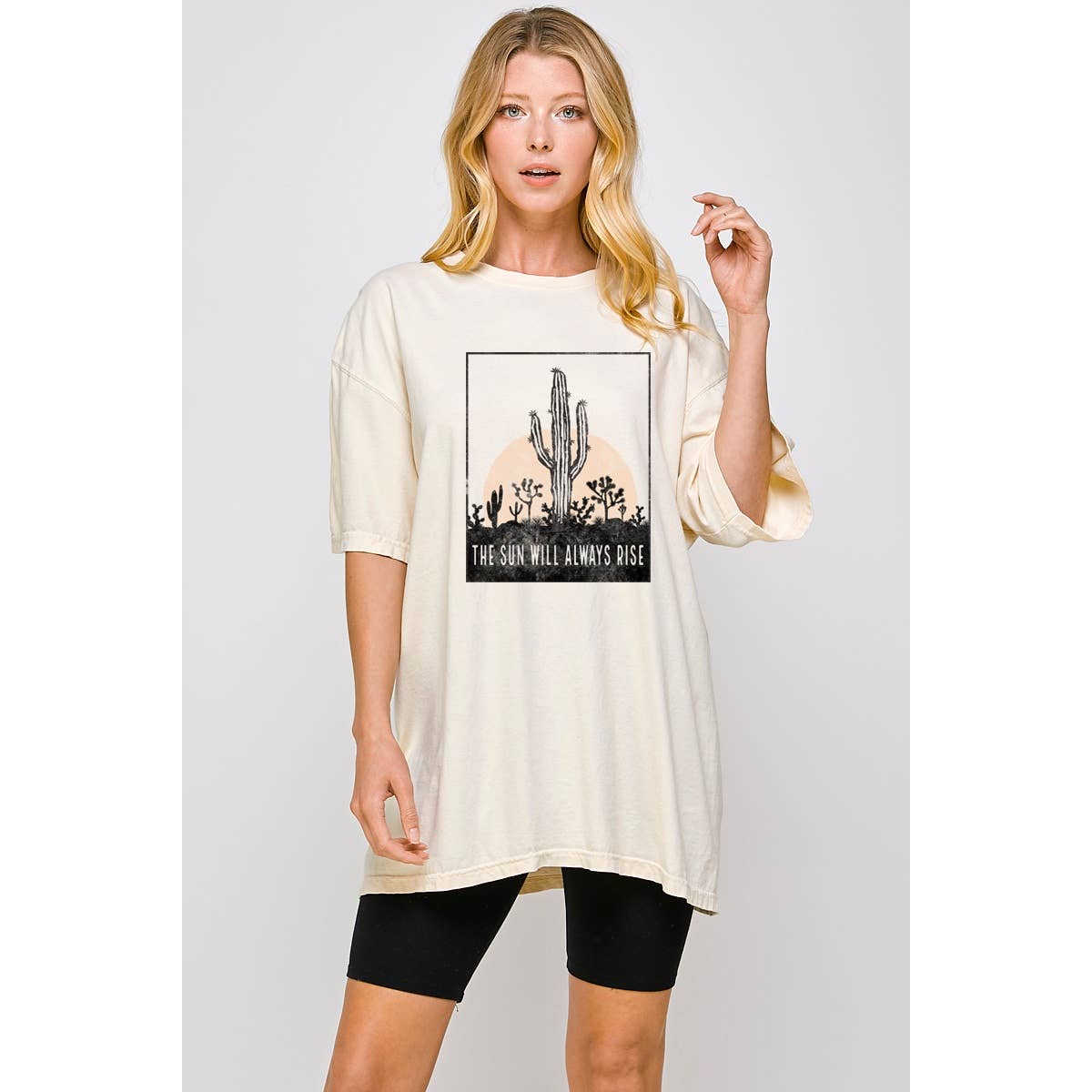 Vintage Rock and Roll Graphic Tee Pigment Dye