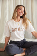 Mom Life Mineral Washed Graphic Top
