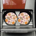 Boho Florals Car Coasters, Boho Flowers Car Coasters