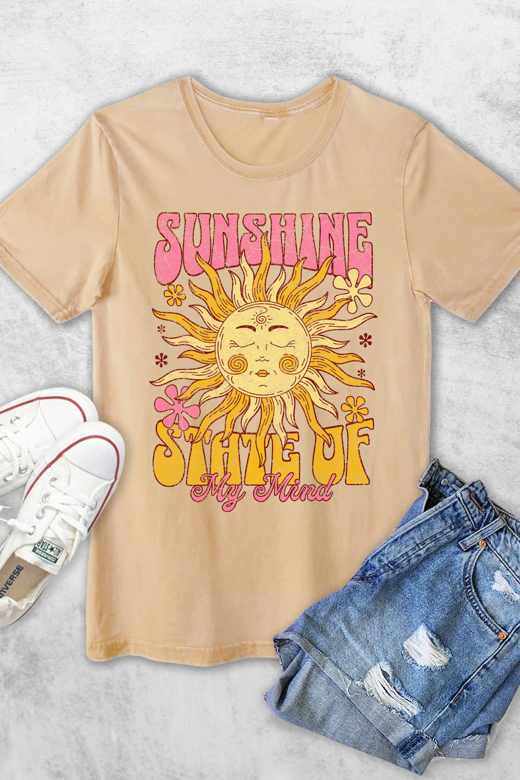 Sunshine State of My Mind Women's Vintage Graphic Tshirts