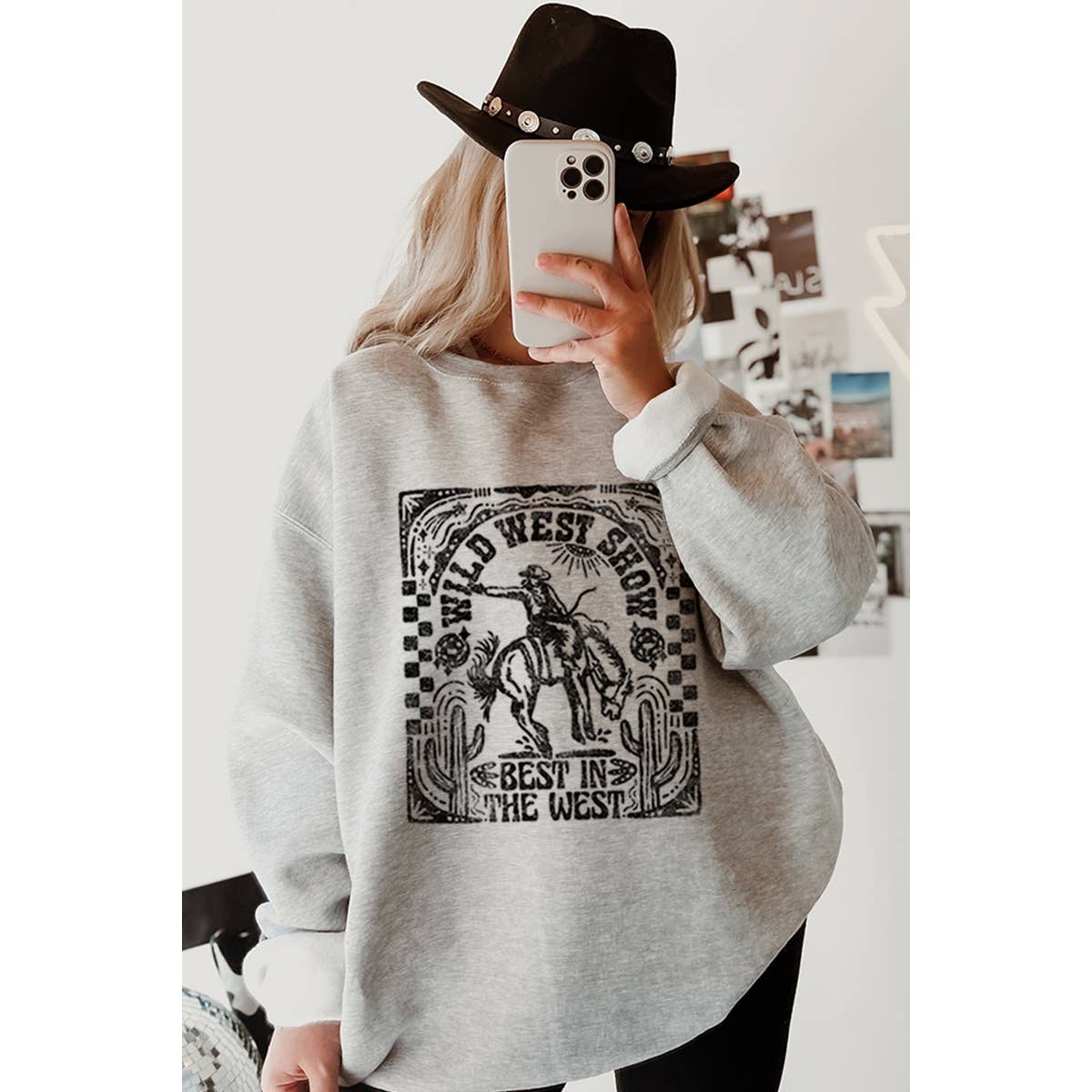 Wild West Show Western Vintage Graphic Sweatshirts