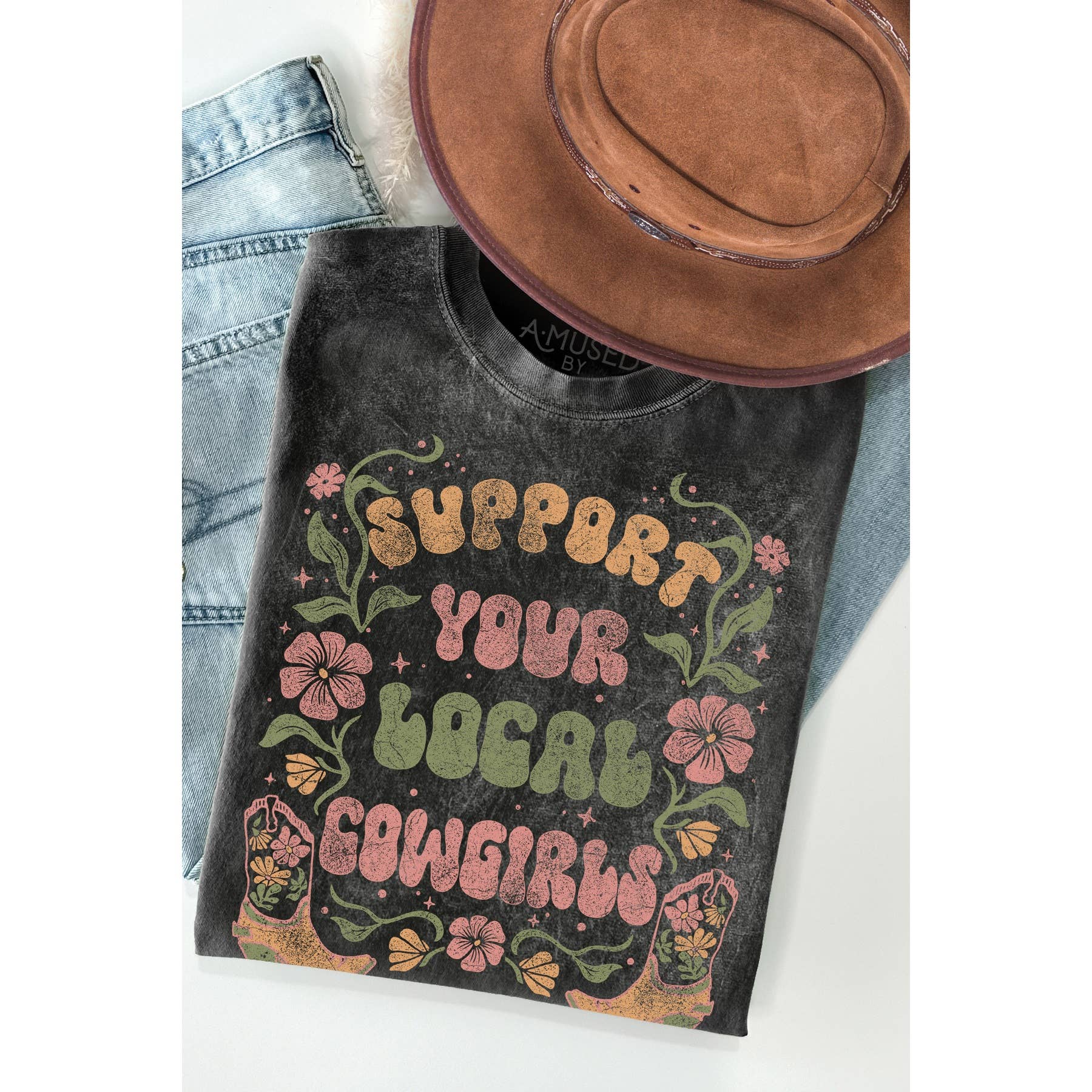 Support Cowgirls -  Mineral Wash