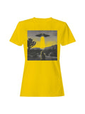 Alien Cat in Desert Encounter Women's T-Shirt