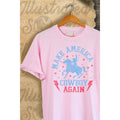 Make America Cowboy Again Vintage Graphic  Tee