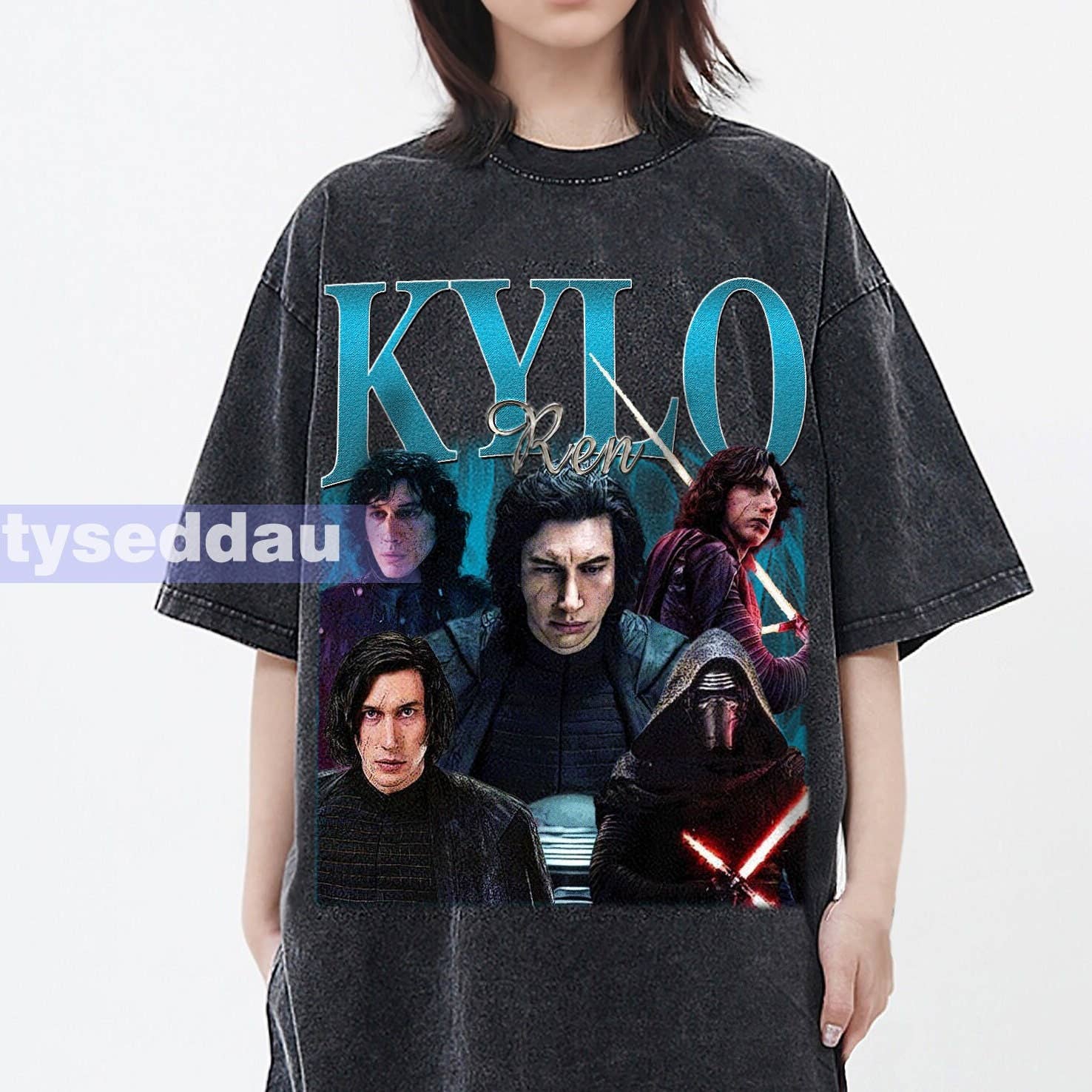 Kylo Ren Retro 90's Graphic T-Shirt – Vintage Style