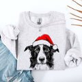 Border Collie, Santa, Christmas, Dog Lover, Pet Sweatshirt