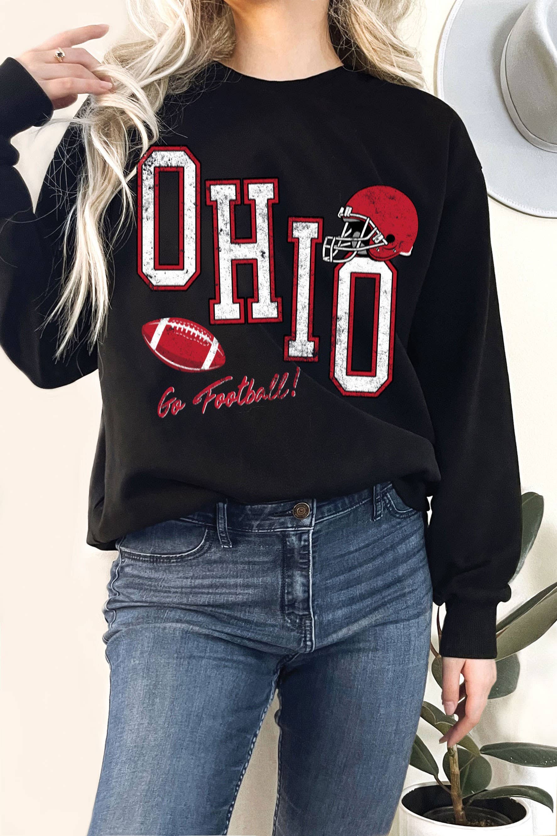 Ohio Football Graphic Terry Sweatshirts