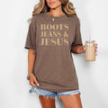 Boots Jeans and Jesus Tee - Spring Floral Graphic Tee