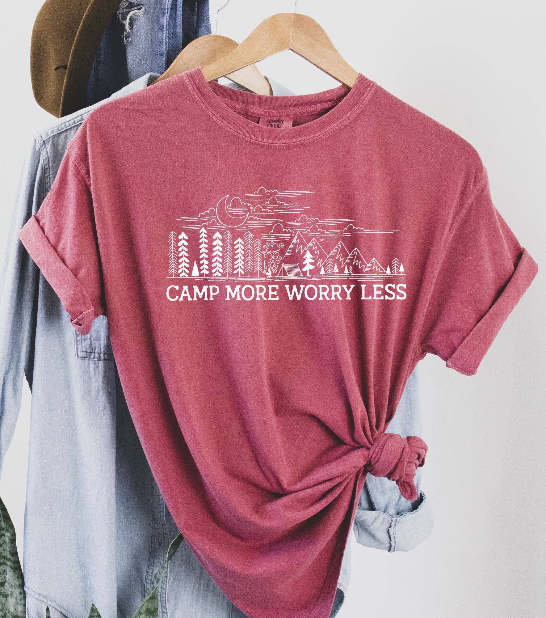 Camp More Worry Less T-Shirt
