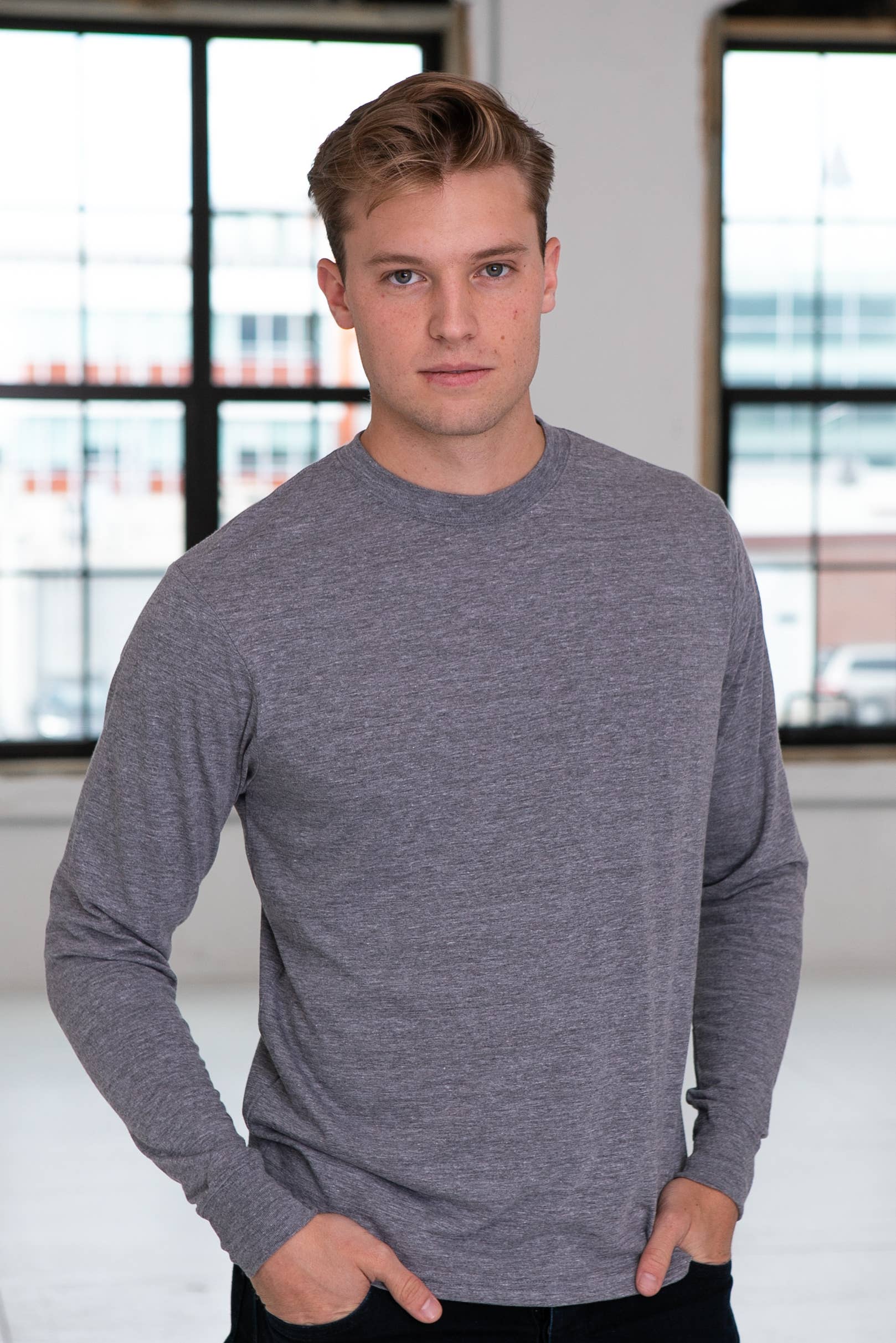 Unisex Triblend Long Sleeve Tee