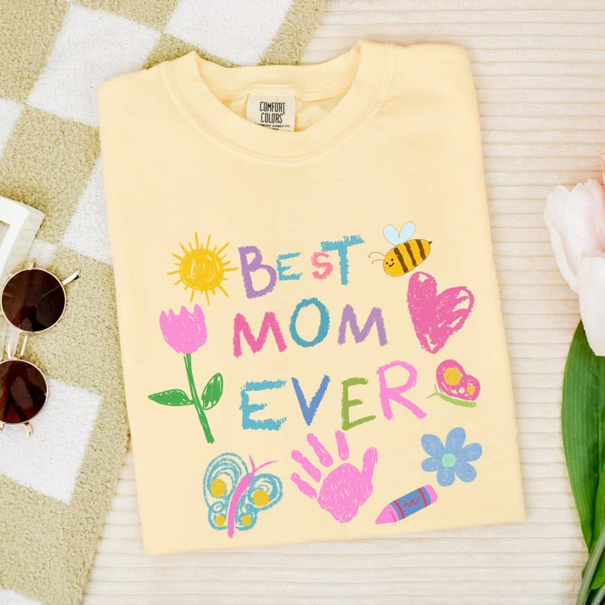 Best Mom Ever Doodle Tee