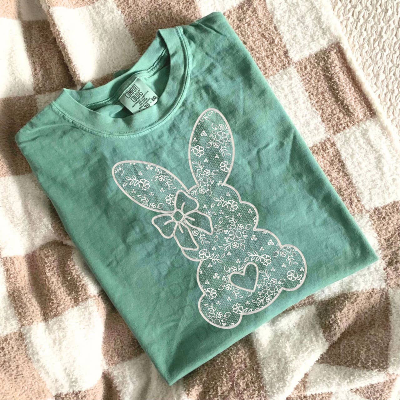 Easter Lace Bunny Tee
