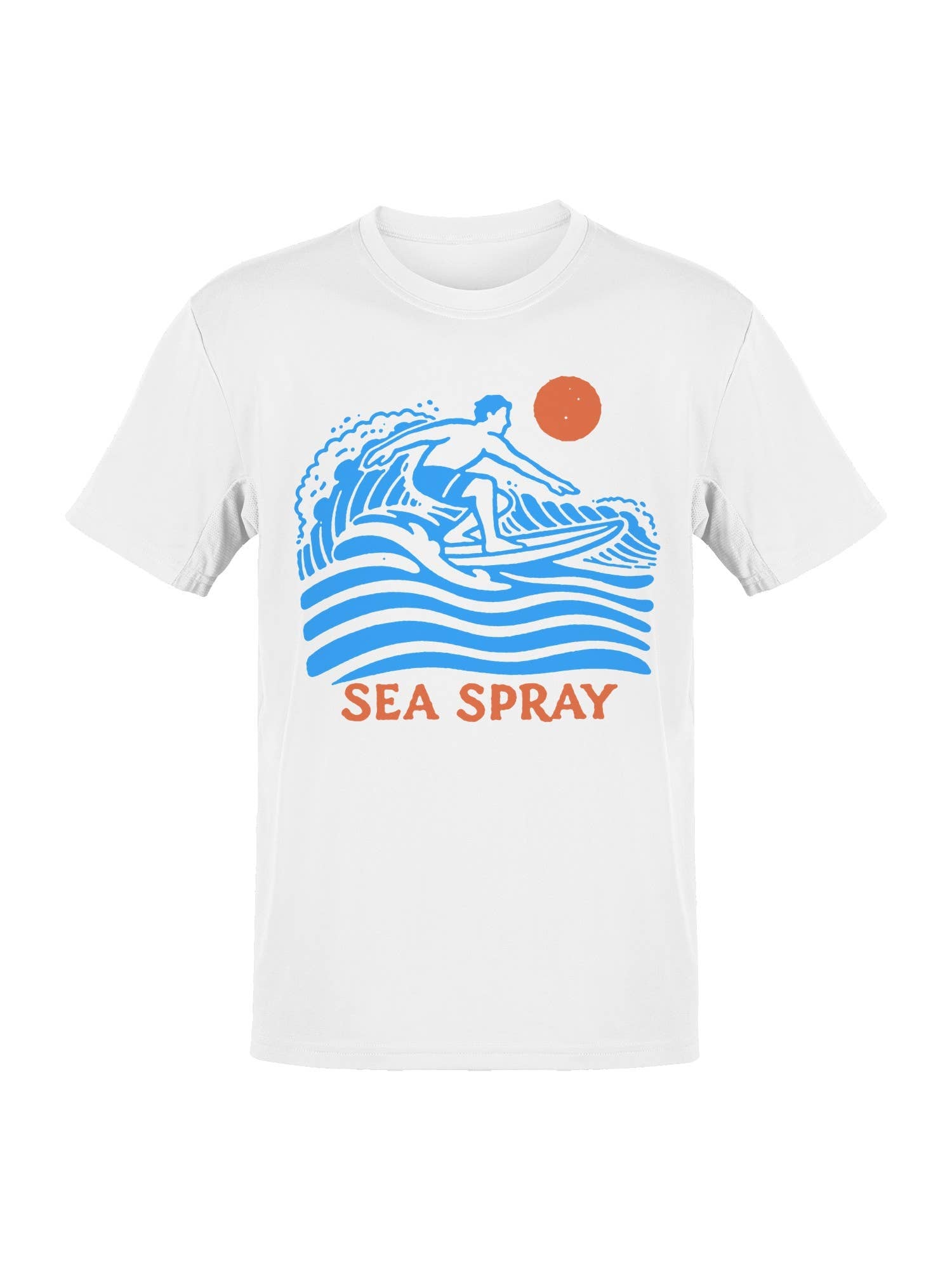 Sea Spray Surfing Wave Art Men's T-Shirt