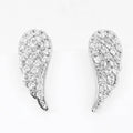Cz Gold-Dipped Wings Earrings