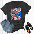 Retro 4th of July Collage Graphic Tee