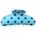 Lulu Mac Hair Clips LM-HR-1001- Blue/Navy Dot