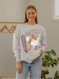 Mississippi State Bulldogs Courtside Thrifted Sweatshirt