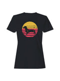 Retro Dachshund Silhouette Art Women's T-Shirt