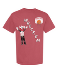 Texas Tech Retro Basketball Red Comfort Colors Tee