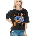 Wild Like the West - Oversize Mineral Wash T