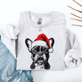 Frenchie, Santa, French Bulldog, Christmas, Pet Sweatshirt