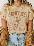 Giddy Up Cowgirl Graphic Tshirts