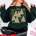 Patterned Oh Christmas Tree Sweatshirt