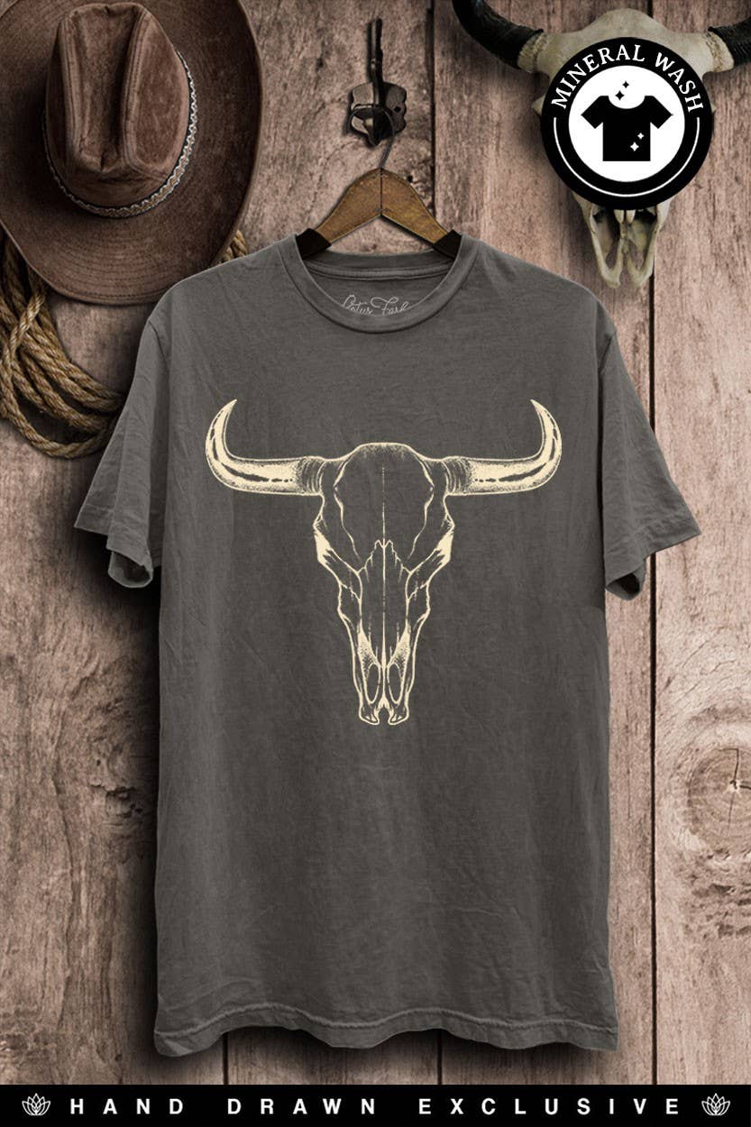 Cow Skull Graphic Top