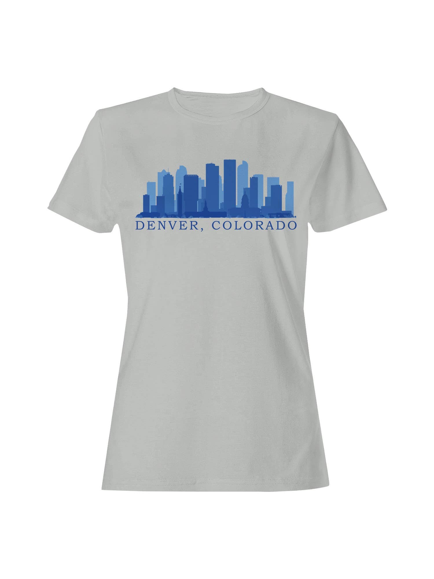Denver Colorado Skyline Art Women's T-Shirt