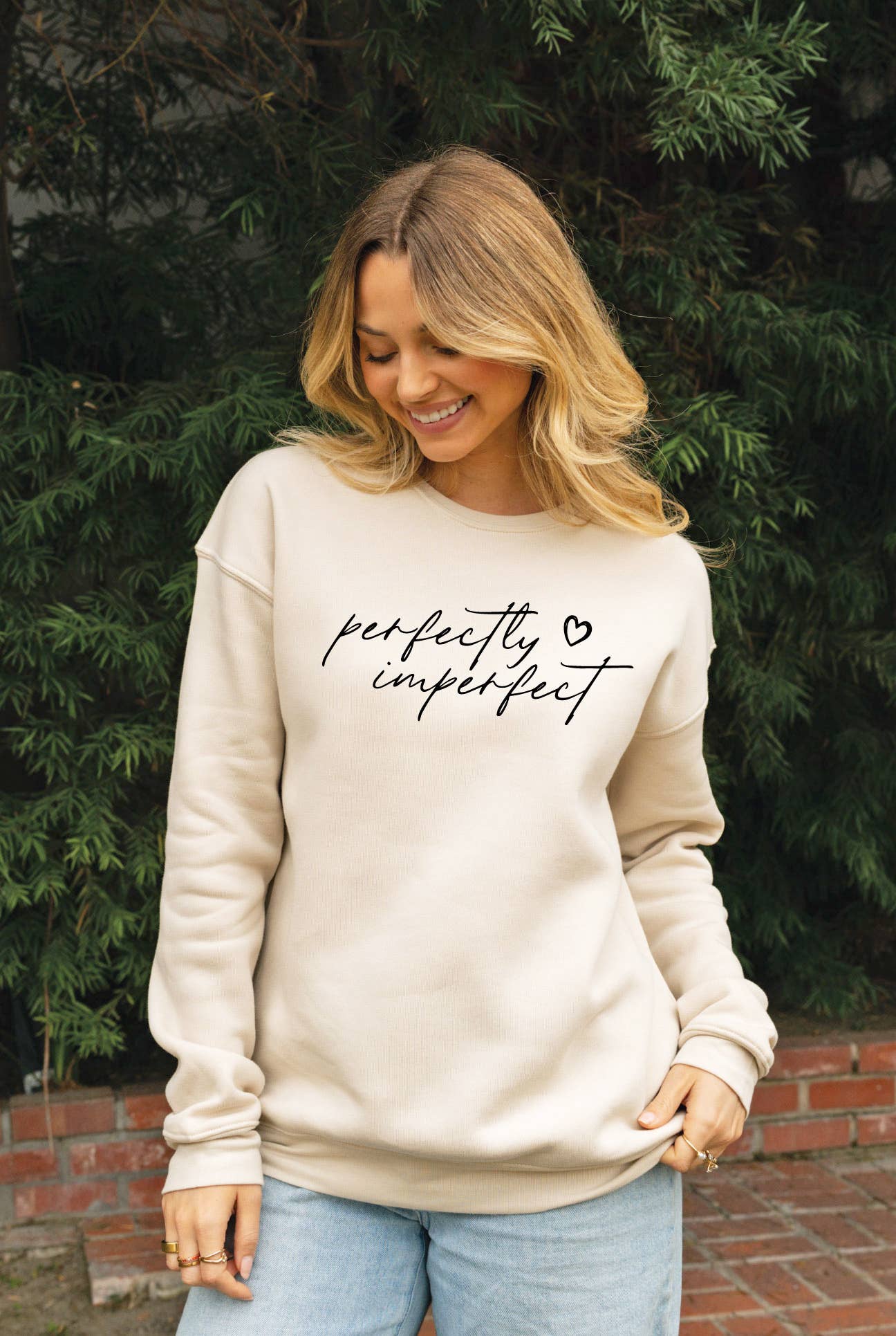 Perfectly Imperfect Graphic Sweatshirt