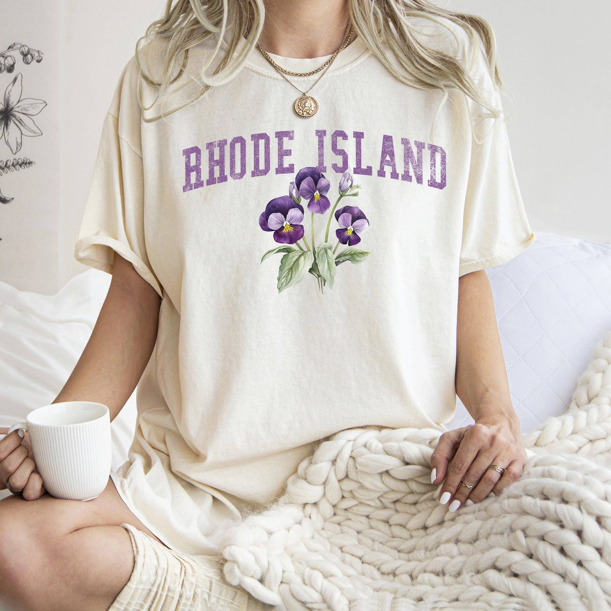 Rhode Island State Flower T-Shirt