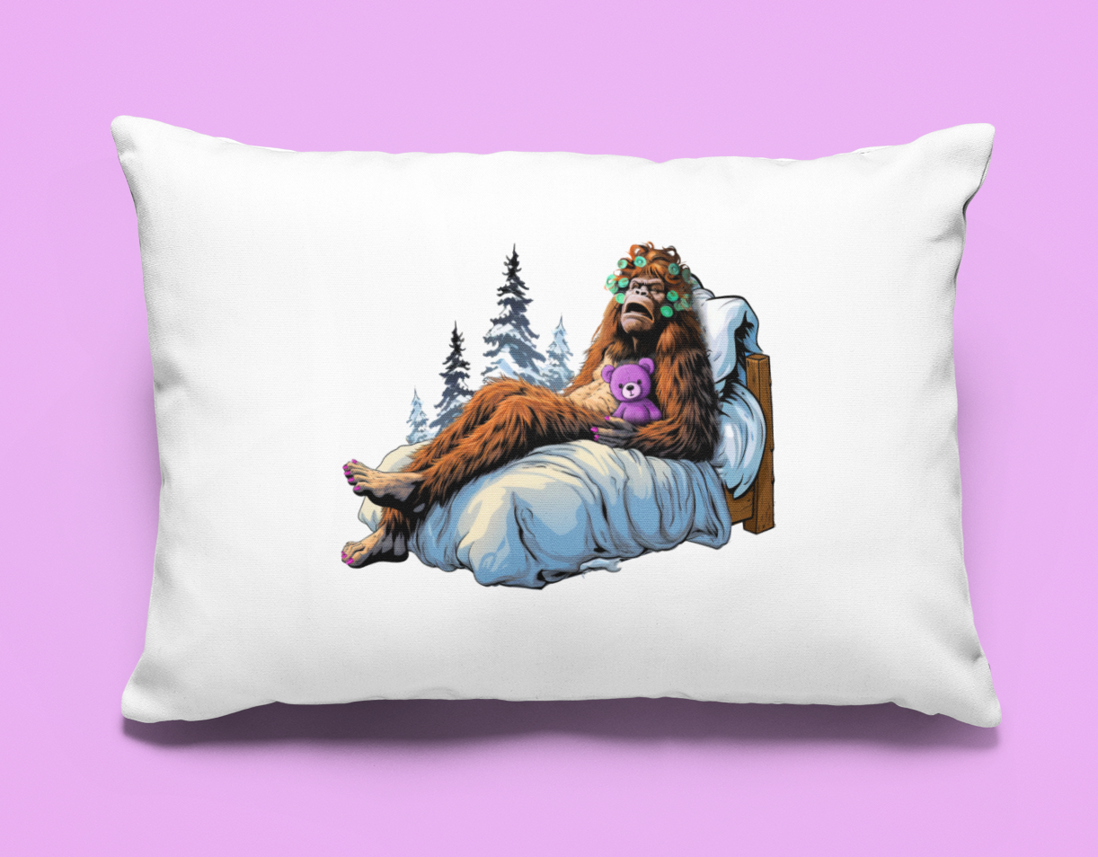 His & Hers Funny Sleeping Sasquatch Pillow Case Set