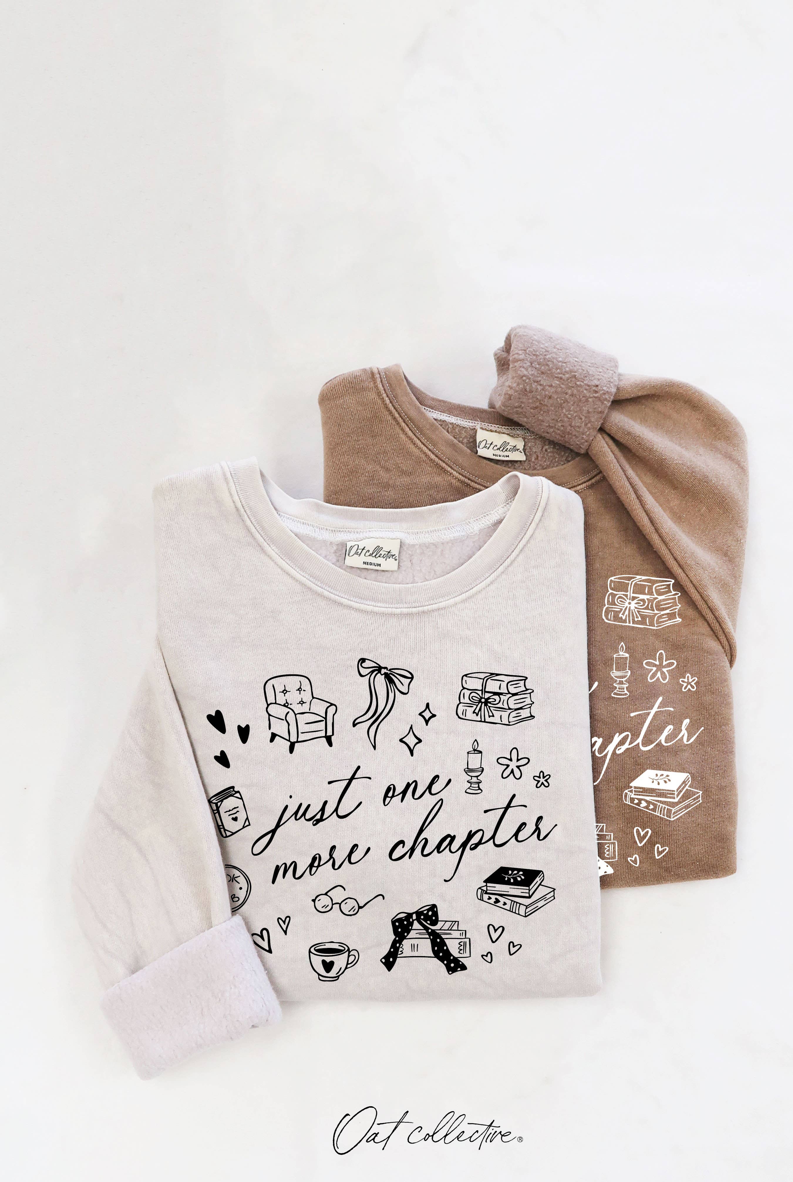 Just One More Chapter Mineral Graphic Sweatshirt