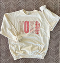 Xoxo Patchwork On Cream Sweatshirt