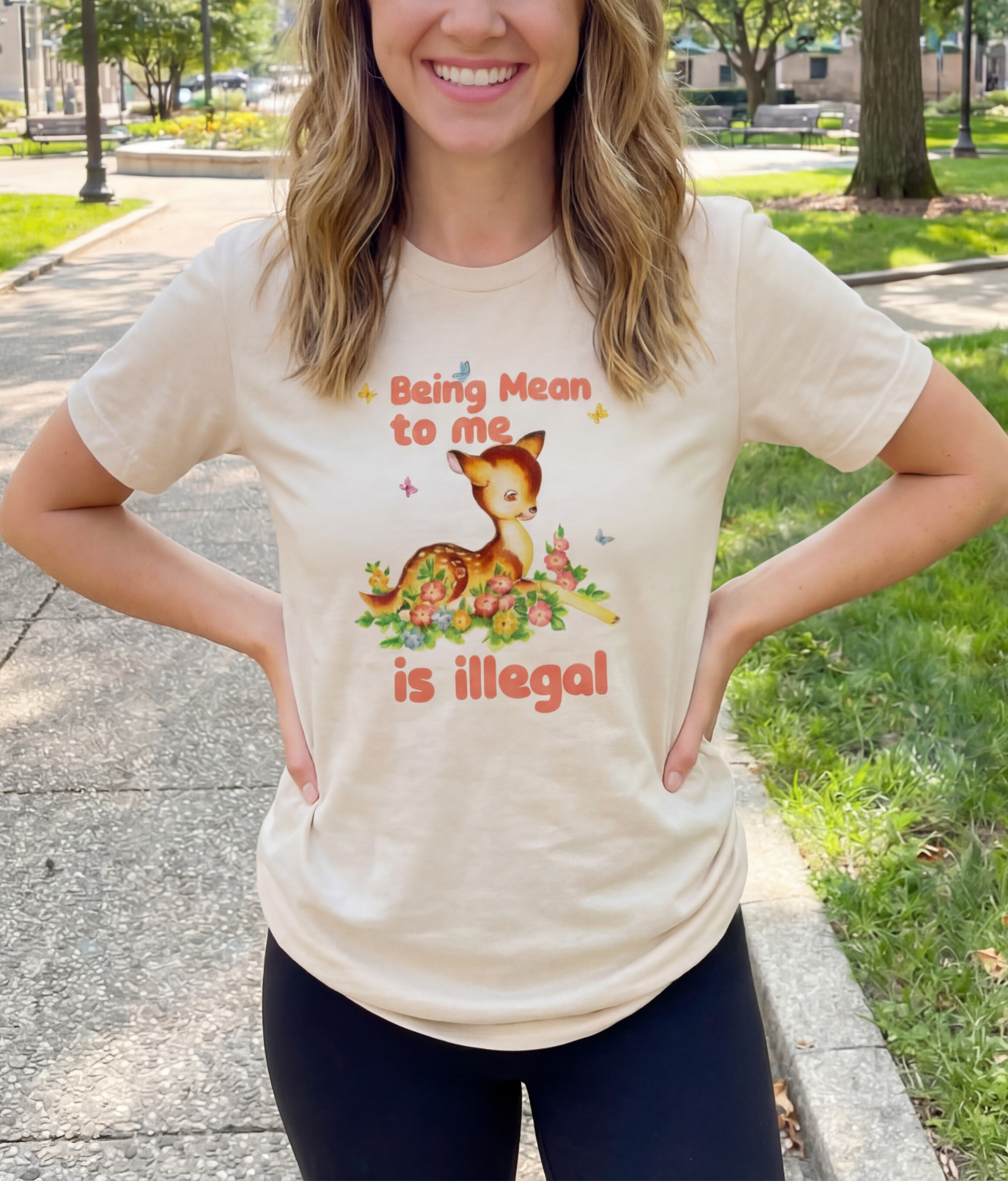 Being Mean To Me Vintage Style T-Shirt Multi Color Print