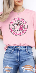 In October We Wear Pink T-Shirt