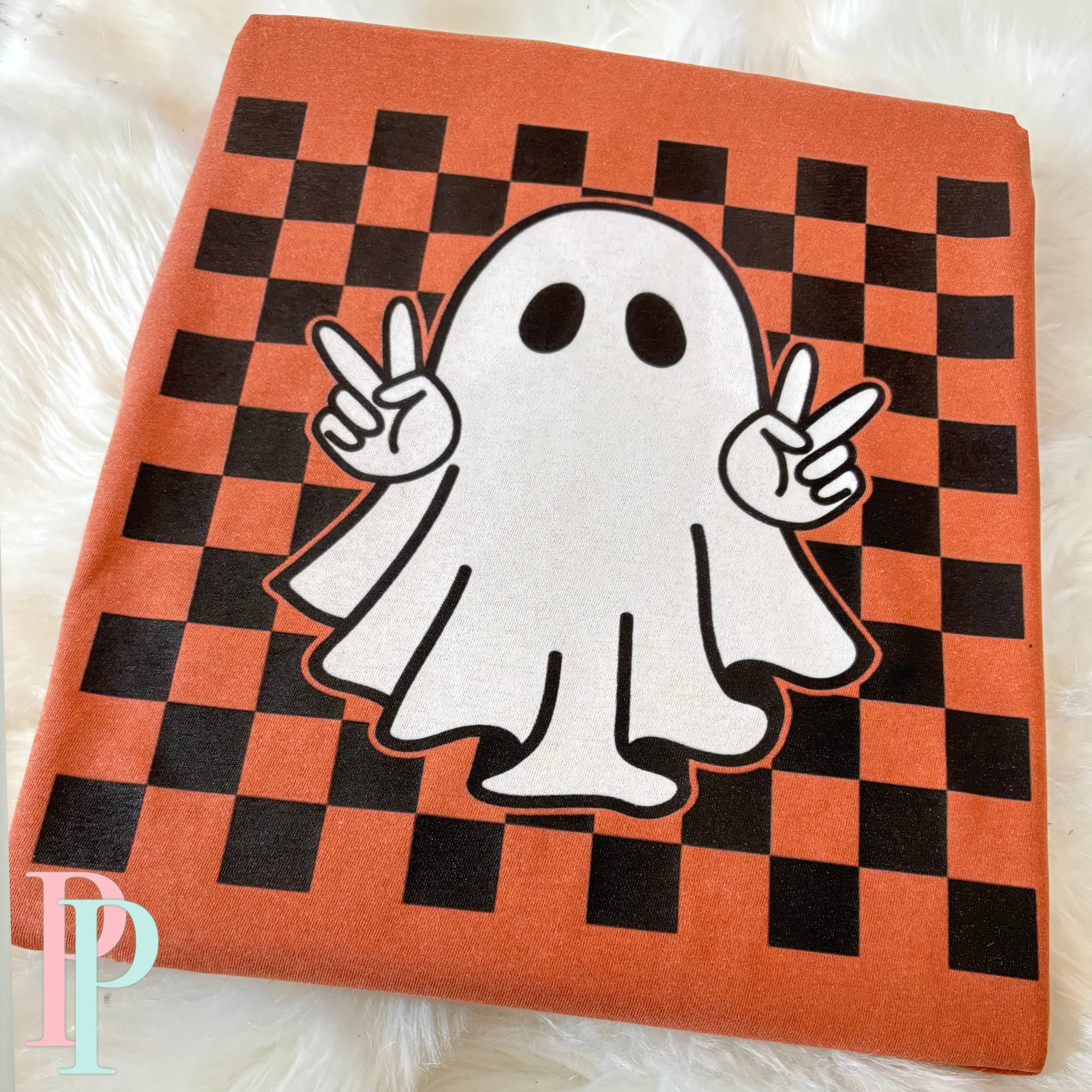 Halloween Graphic T-Shirt | Graphic Shirt | Retro Ghost