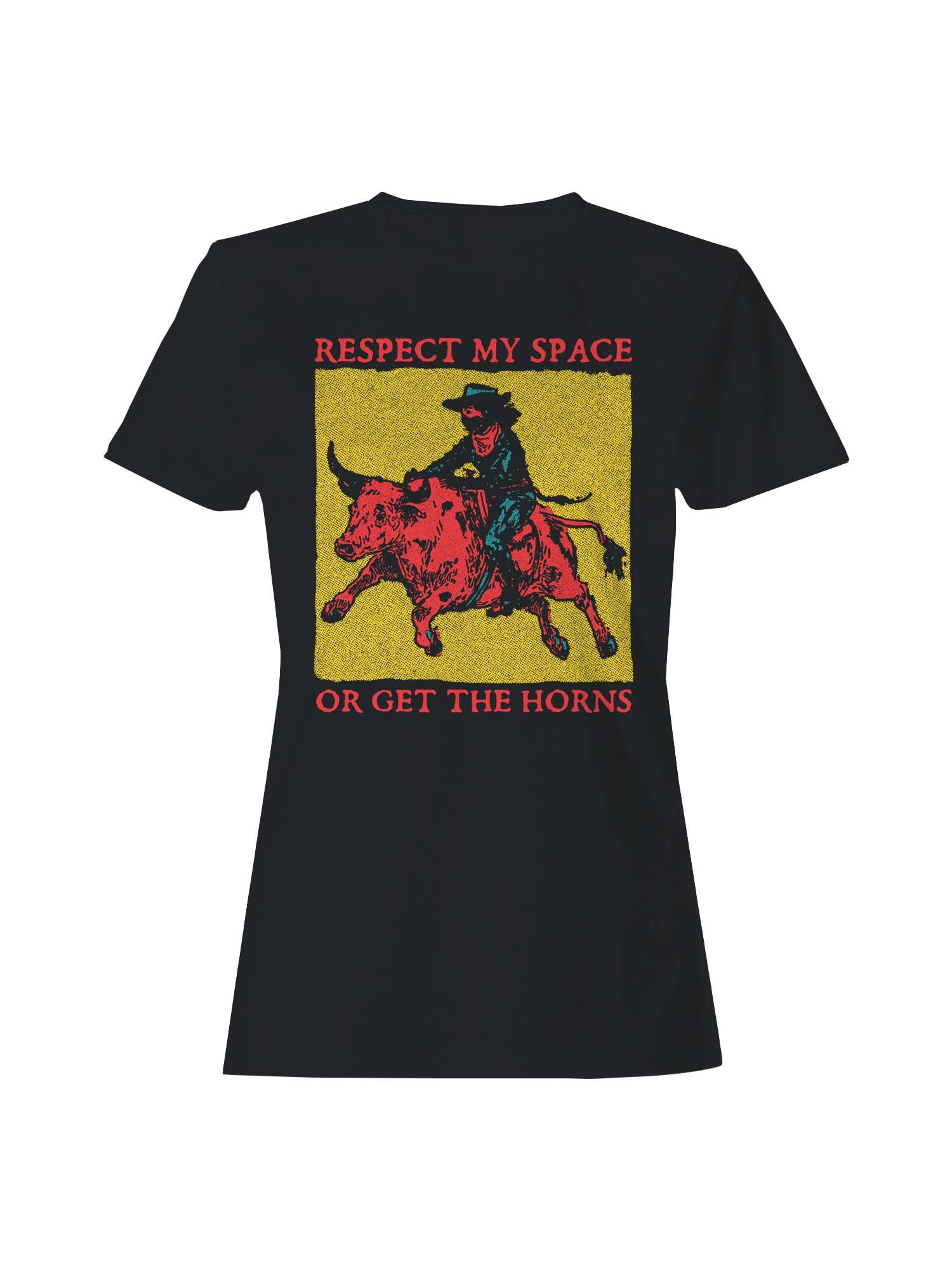 Respect My Space Cowboy Graphic Women's T-Shirt