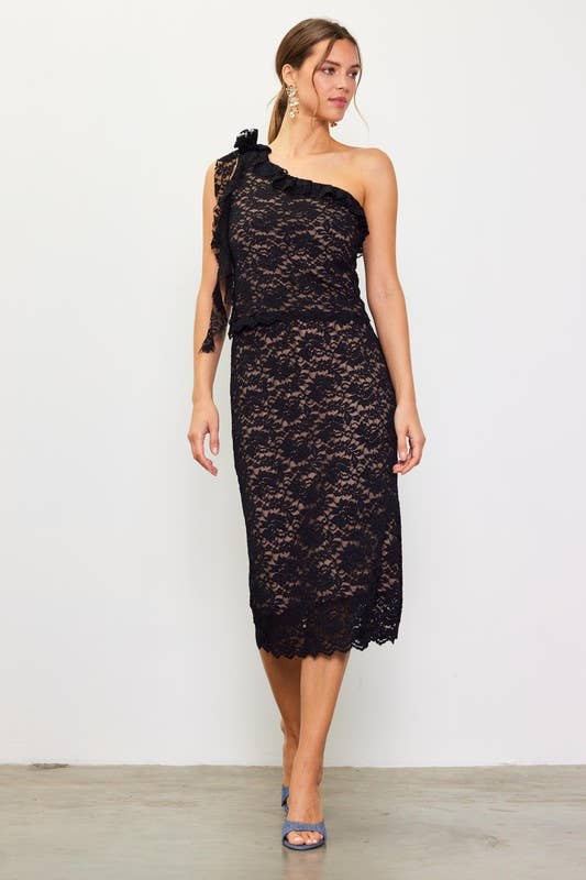 Lace Midi Skirt